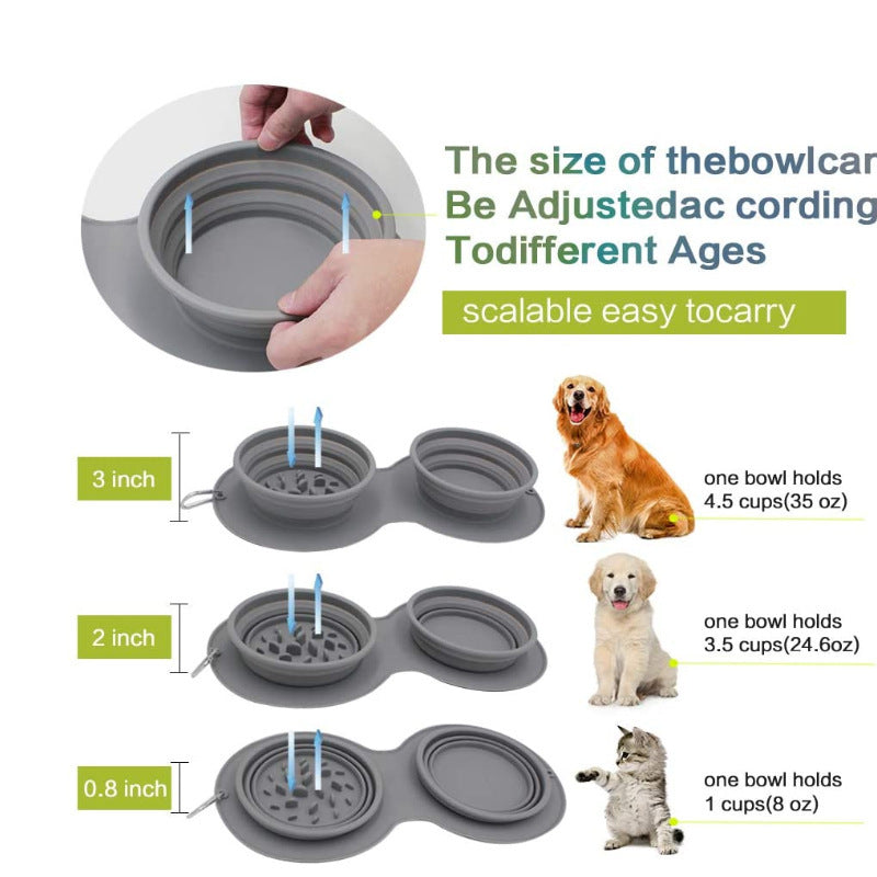 Pet Slow Feeder Anti-Choke Dog Bowl | Bloat Stop | Klickingz