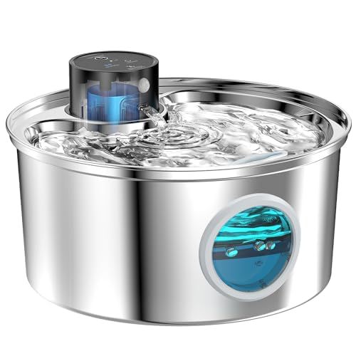 Automatic induction intelligent pet water dispenser sensor filtered for dogs and cats | Klickingz