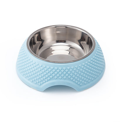 Elevated Stainless Steel Cat Dog Bowl | Neck Protection | Klickingz