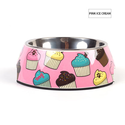 Food Grade Stainless Steel Dog Bowl | Non-Slip Pet Dish | Klickingz