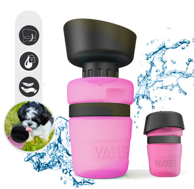 Foldable Pet Outdoor Travel Water Bottle | Dog Dispenser | Klickingz