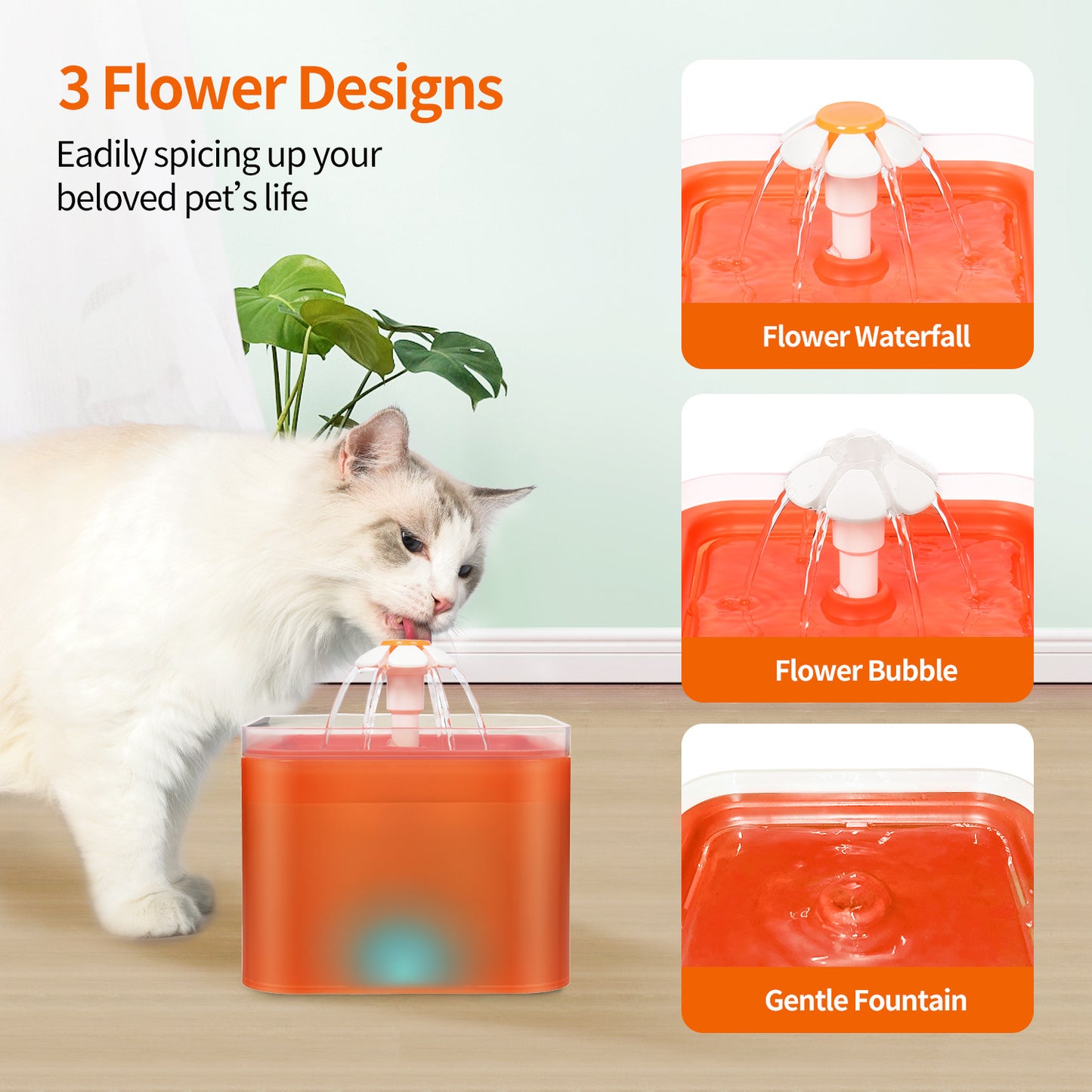 Automatic Circulating Cat Water Fountain | Pet Dispenser | Klickingz