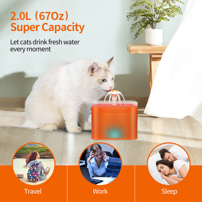 Automatic Circulating Cat Water Fountain | Pet Dispenser | Klickingz