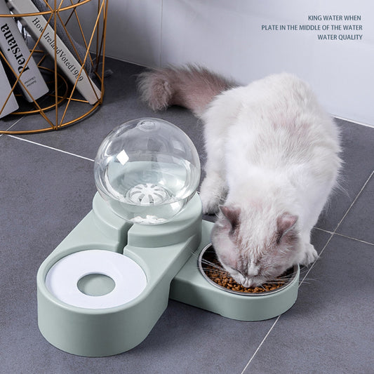 bubble ball water fountain automatic cat dog drinking bowl 1.8L