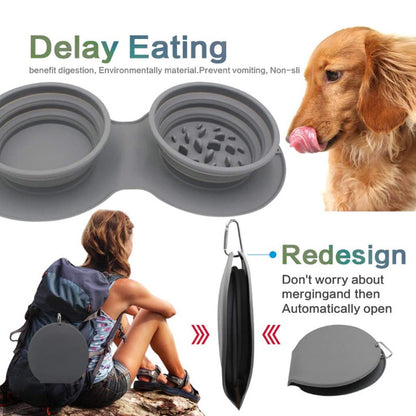 Pet Slow Feeder Anti-Choke Dog Bowl | Bloat Stop | Klickingz
