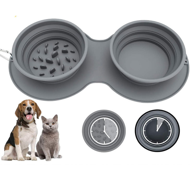 pet slow feeder anti choke dog bowl maze design bloat stop USA