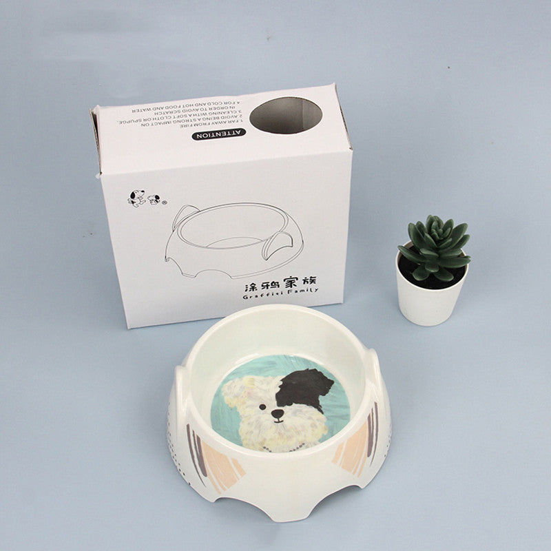 Small Dog Food Bowl | Non-Slip Pet Feeding Dish | Klickingz
