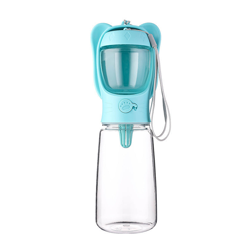 2-in-1 Dog Water Bottle & Food Container | Leak Proof | Klickingz