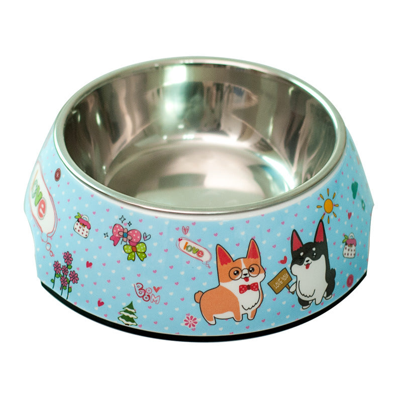 Food Grade Stainless Steel Dog Bowl | Non-Slip Pet Dish | Klickingz