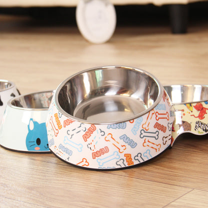 Food Grade Stainless Steel Dog Bowl | Non-Slip Pet Dish | Klickingz