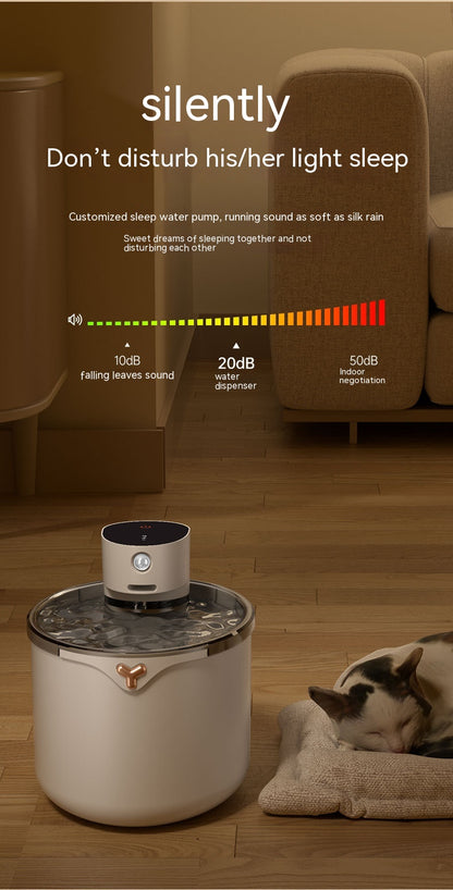 Wireless Smart Mute Cat Water Dispenser | Cordless | Klickingz