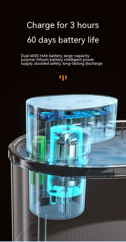 Wireless Smart Mute Cat Water Dispenser | Cordless | Klickingz