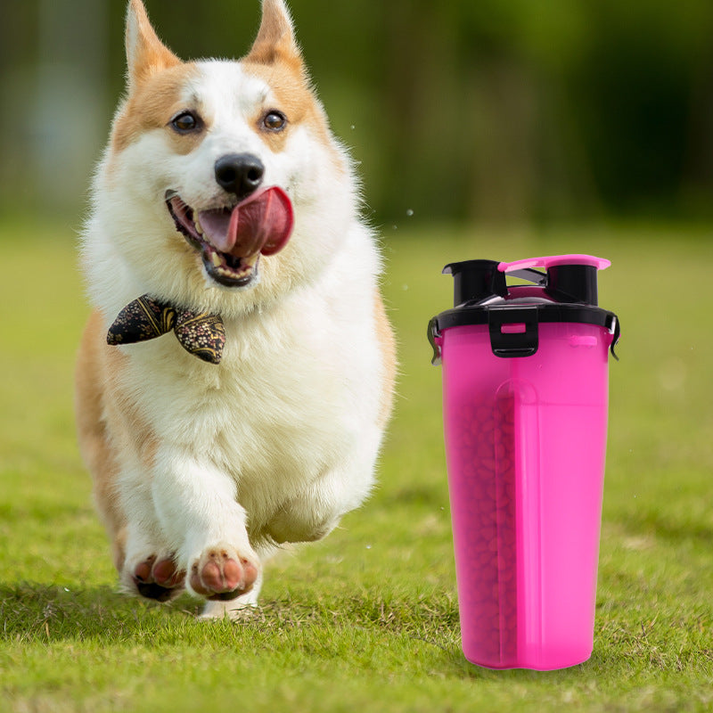 Portable Pet Water Cup | Outdoor Dog Cat Drinking Bottle | Klickingz