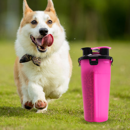 Portable Pet Water Cup | Outdoor Dog Cat Drinking Bottle | Klickingz