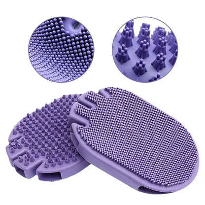 Pet Shampoo Massage Brush | Dual Sided Dog Grooming Brush | Klickingz
