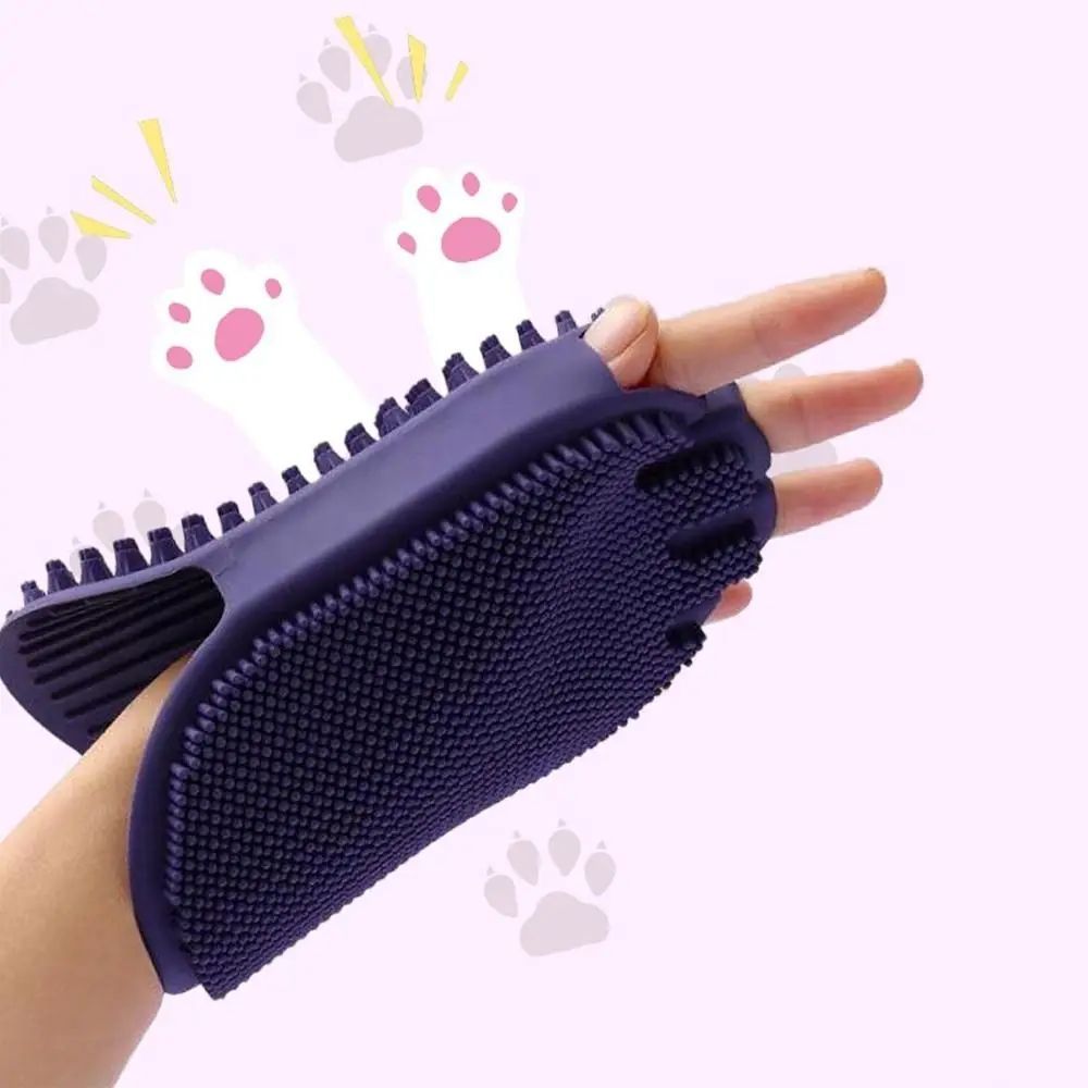 Pet Shampoo Massage Brush | Dual Sided Dog Grooming Brush | Klickingz