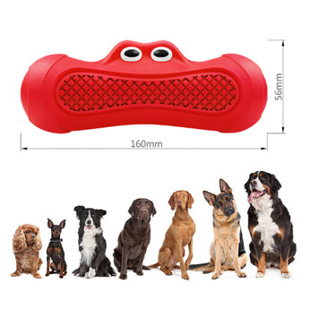 Vocal Rugby Natural Rubber Dog Chew Toy | Bite Resistant | Klickingz