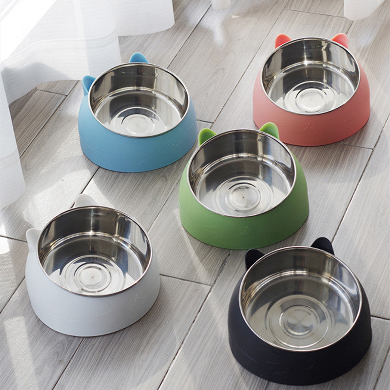 ceramic cat dog food bowl stylish non toxic dishwasher safe USA