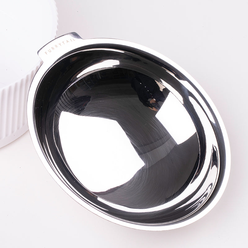 Anti-Tip Dog Cat Food Bowl | Single Pet Feeding Tray | Klickingz