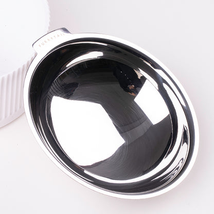 Anti-Tip Dog Cat Food Bowl | Single Pet Feeding Tray | Klickingz