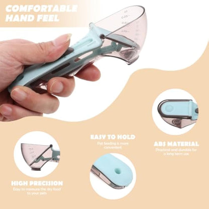 Pet Food Measuring Scoop & Scale | Dog Cat Food Cup | Klickingz