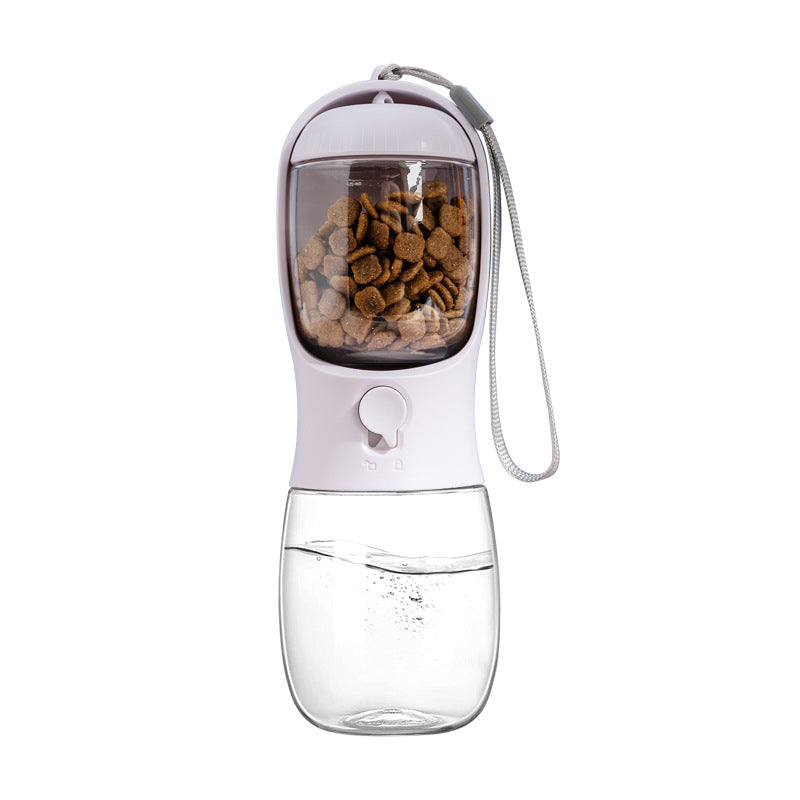 Portable Dog Water Bottle & Food Container | Walking Hiking | Klickingz