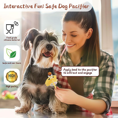 Dog & Cat Pacifier Chew Toy | Puppy Kitten Teething Toy | Klickingz