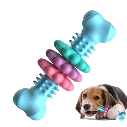 Indestructible Dog Bone Chew Toy | TPR Teeth Cleaning | Klickingz