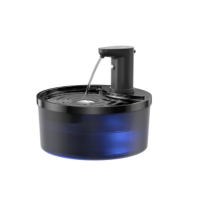 Battery powered loop filter cat dog water fountain 3.2L faucet design cordless rechargeable | Klickingz USA