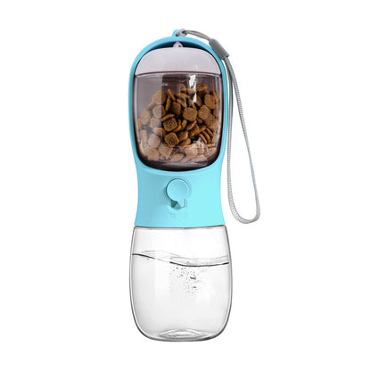 Portable Dog Water Bottle & Food Container | Walking Hiking | Klickingz