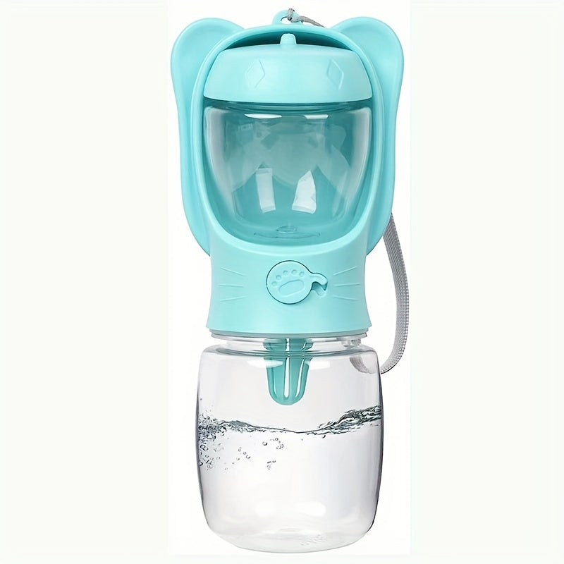 2-in-1 Dog Water Bottle & Food Container | Leak Proof | Klickingz