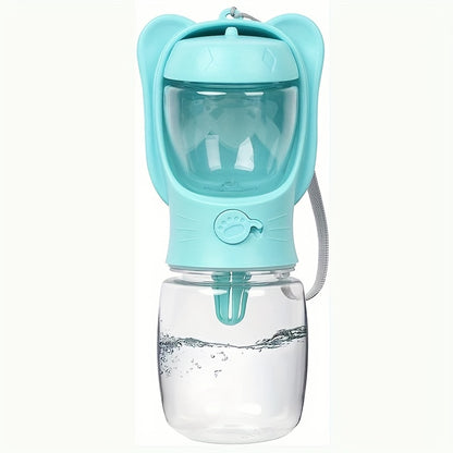2-in-1 Dog Water Bottle & Food Container | Leak Proof | Klickingz