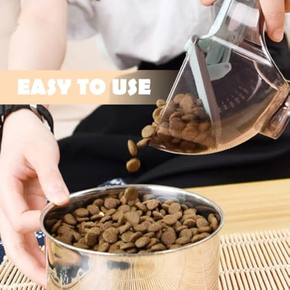 Pet Food Measuring Scoop & Scale | Dog Cat Food Cup | Klickingz