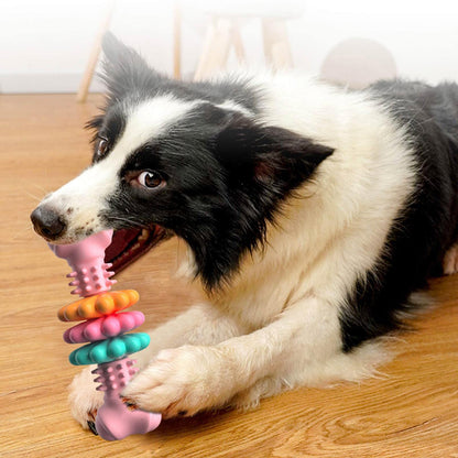 Indestructible Dog Bone Chew Toy | TPR Teeth Cleaning | Klickingz