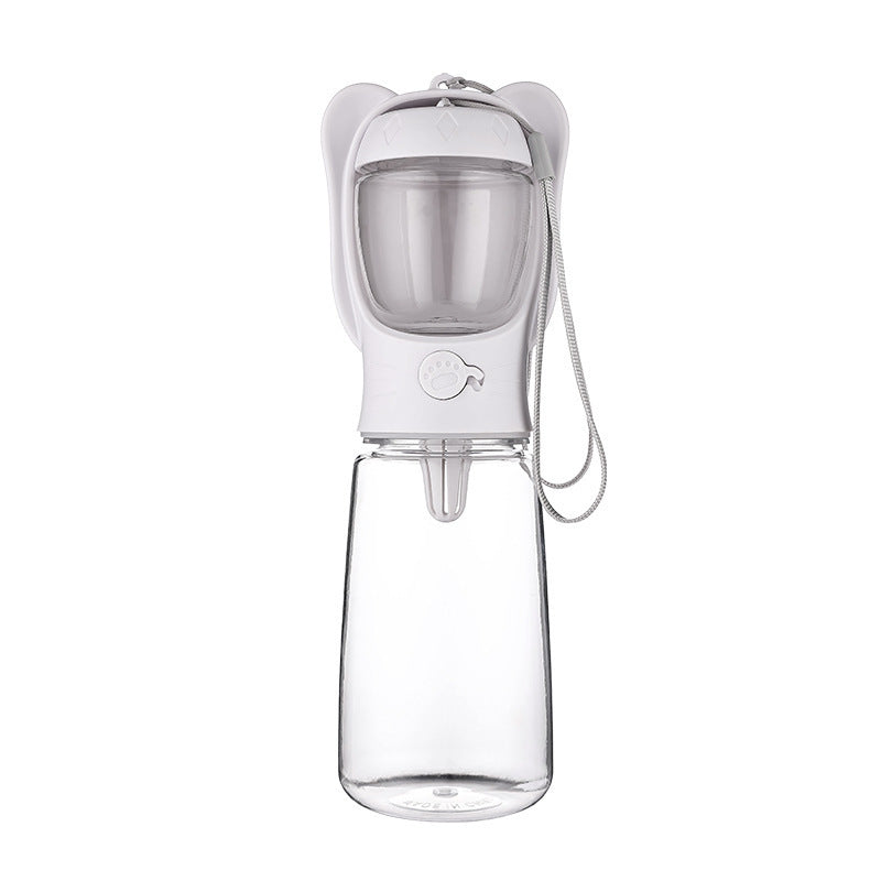 2-in-1 Dog Water Bottle & Food Container | Leak Proof | Klickingz