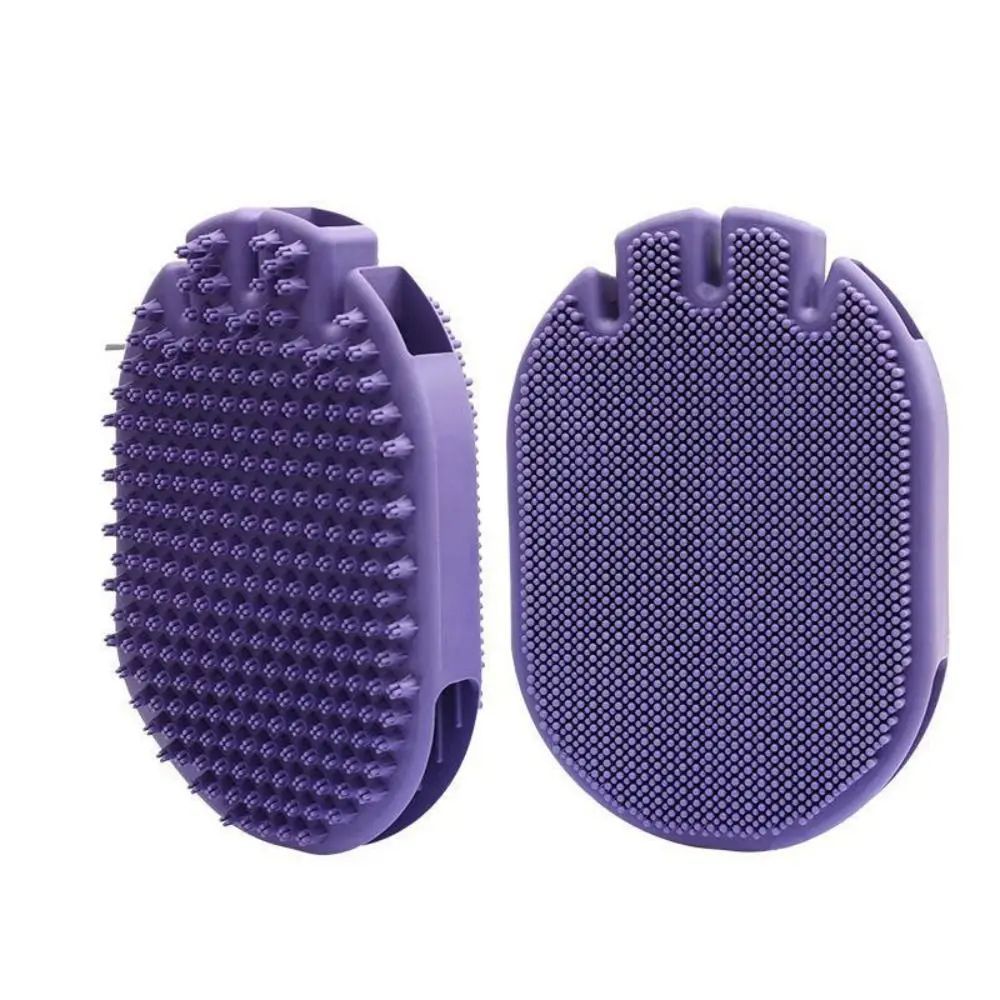 Pet Shampoo Massage Brush | Dual Sided Dog Grooming Brush | Klickingz