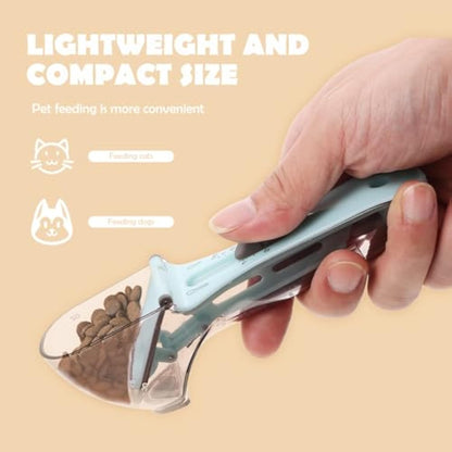 Pet Food Measuring Scoop & Scale | Dog Cat Food Cup | Klickingz